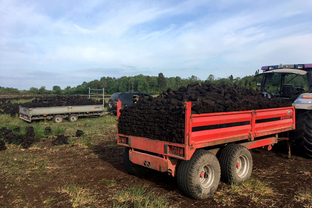 Nugent Tractor tipping trailer